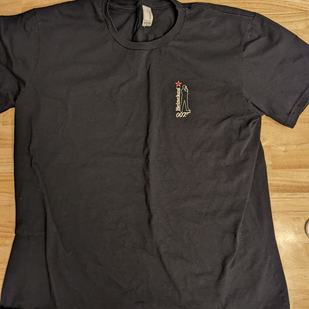 Men's L Heineken James Bond 007 promo t-shirt
